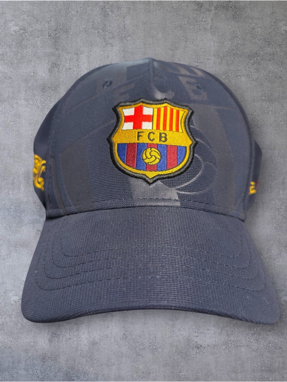 FCB Embroidered Logo Men's Navy Baseball Cap